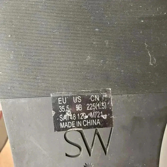 Stuart Weitzman Sweden Black Plataform Size 5B - Picture 15 of 15